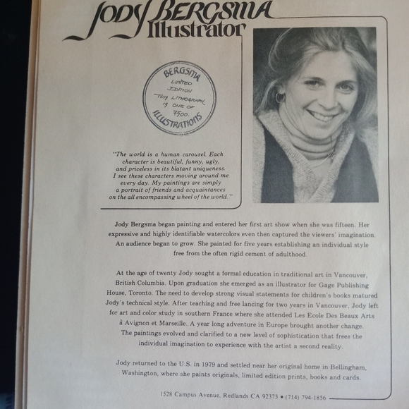 Limited Edition Jody Bergsma - Picture 2 of 2